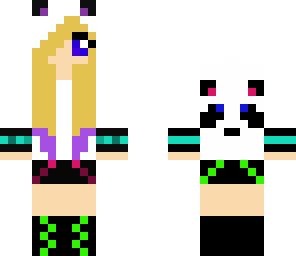 rainbow panda girl