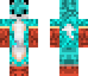 light blue fox