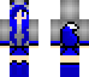 blue fox girl