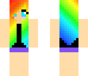 rainbow girl