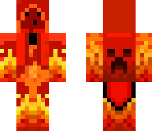 burning red slime