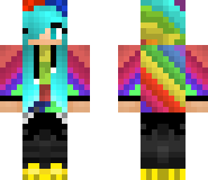 rainbow girl