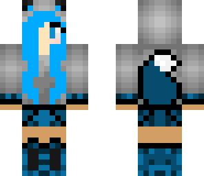 blue wolf girl