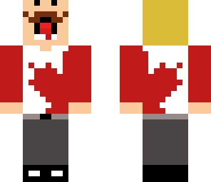 canadian derp with mustach