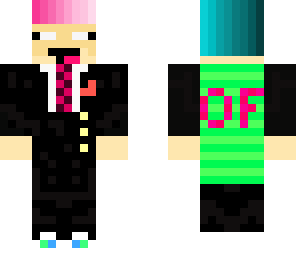 rainbow hair dude