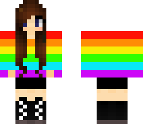 rainbow girl