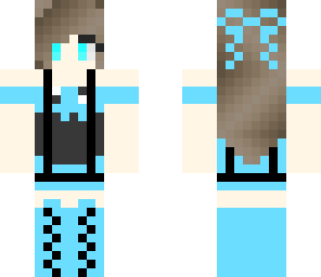 cookie monster girl with suspenterz