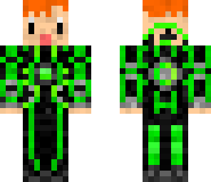 green tron hoodie