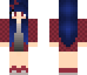 blue checkers skin
