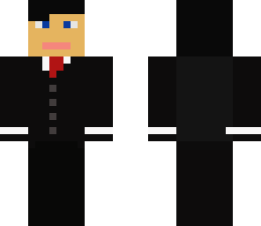 black suit