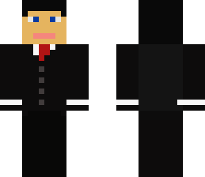 black suit