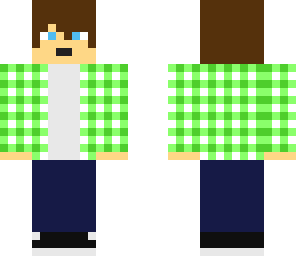 green plaid guy
