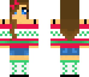 christmas girl skin