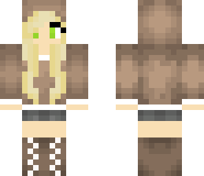 girl witha brown hoodie