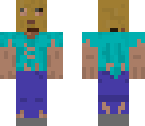 stranded steve with a bag