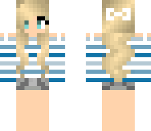 girl in blue