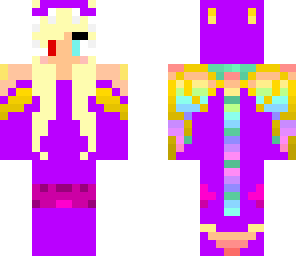 purple rainbow dragon