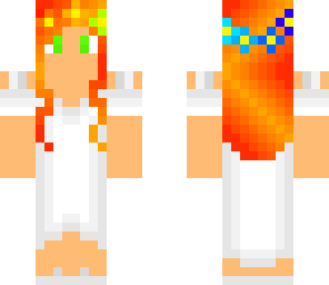 red orange hair bride