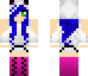 blue haired girl edit