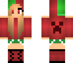 christmas creeper girl