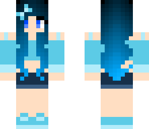 fabulous blue girl