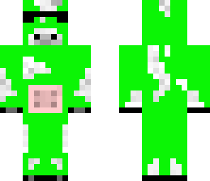 green cow