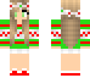 christmas flower girl