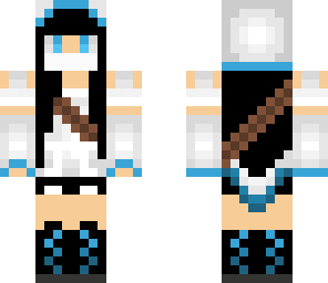 blue assasin girl