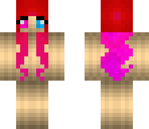 red to pink hair base
