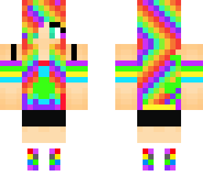 rainbow girl