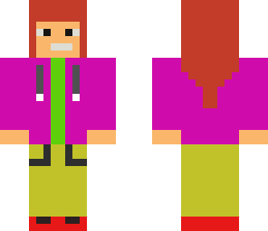 girl in a pink blouse