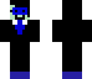 blue man