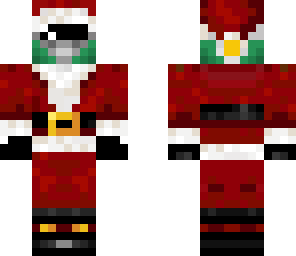 green power ranger santa version