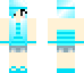 blue girl