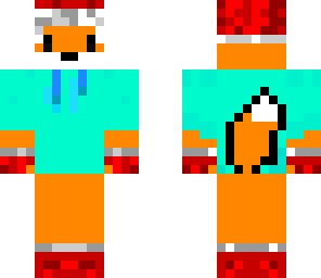 funny fox in de kerst