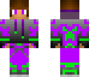purpleblack guy with headphones