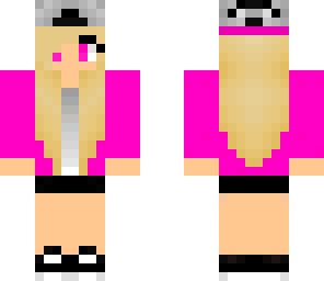 all pink girl