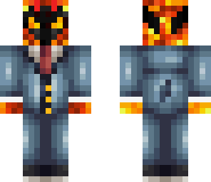 demon in suit