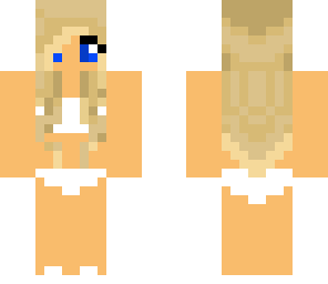 swimming girl white