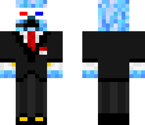 3d creeper in a tux