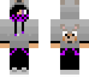 wolf boy purple