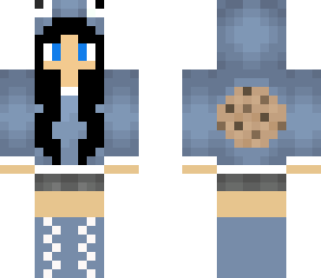 cookie girl with black hair