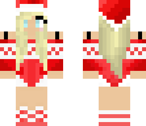 blond christmas girl