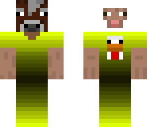 green cow