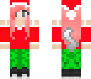 cat girl christmas