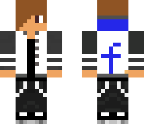updated boy but with a facebook sign on his back