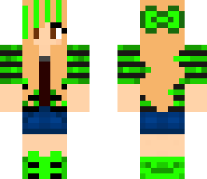 teen green girl