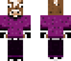 cow in purple style