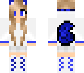 blue fox girl