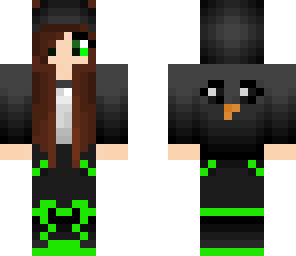 green penguin girl